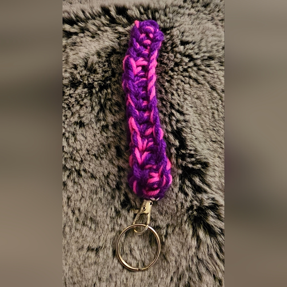 Crochet Keychain Wristlet